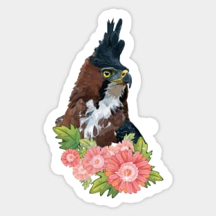 crested eagle Sticker